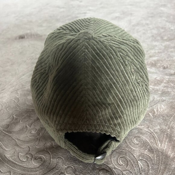 "Dog Mom" Gray, Corduroy, Cap - Picture 3 of 3